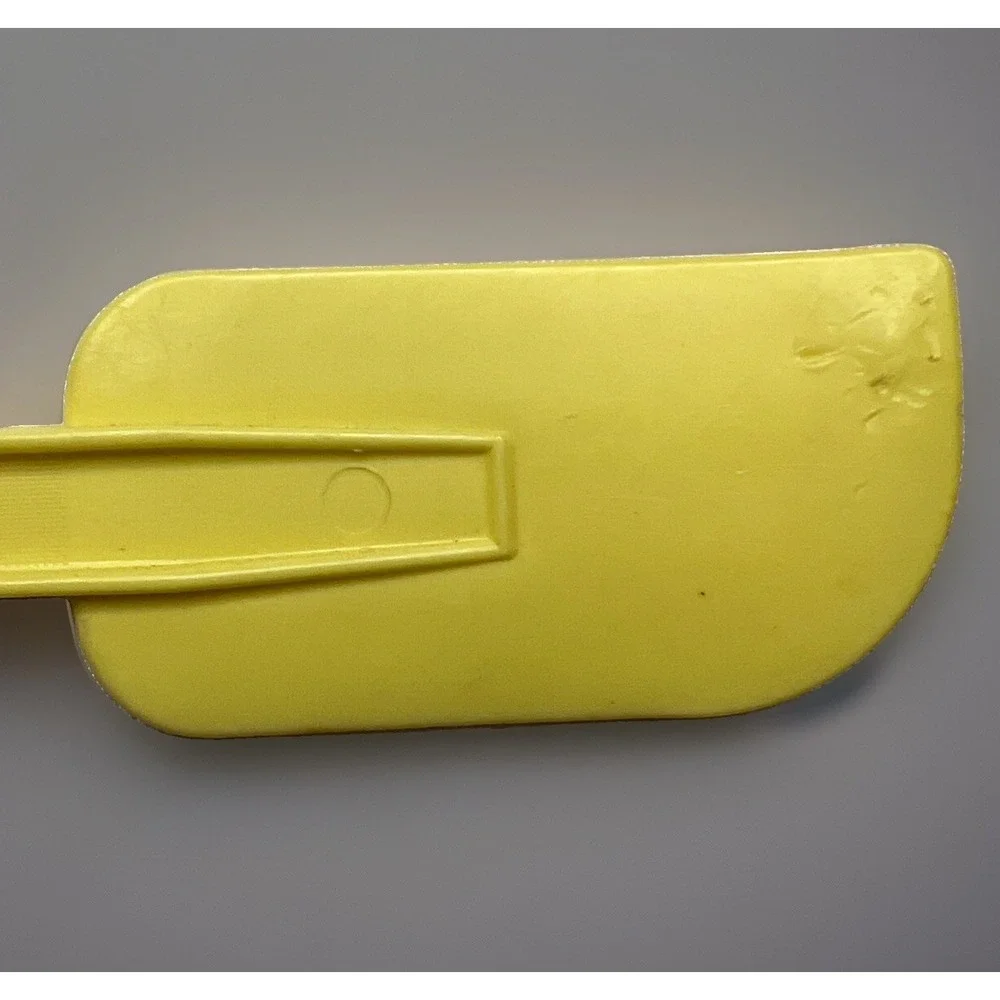 Vintage Brillo Yellow Jar Scraper Spreader Spatula 7.5